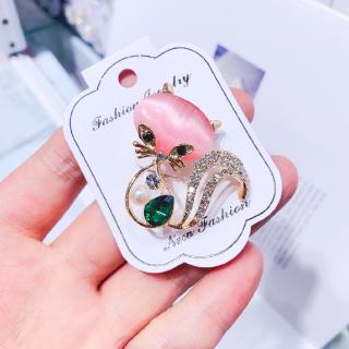 🔥🔥🔥 trâm cài áo hình con cáo đính pha lê thời trang
