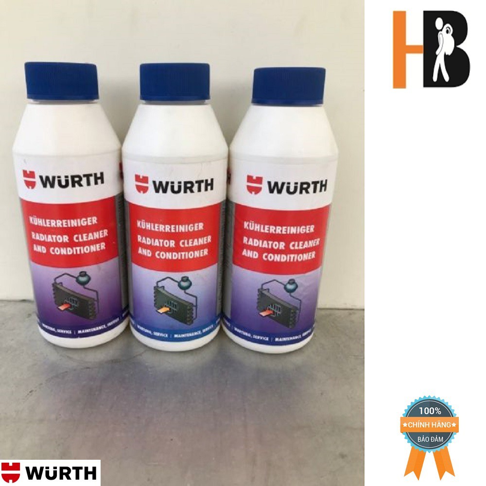 Vệ sinh két nước làm mát động cơ Wurth Radiator Cleaner 250ml | HIBUCENTER |