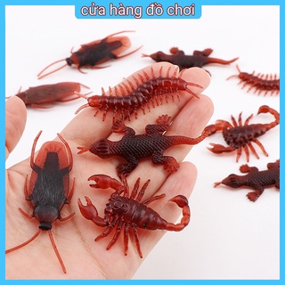 Đồ chơi mô hình gián / bò cạp / rết / thằn lằn giả vui nhộn