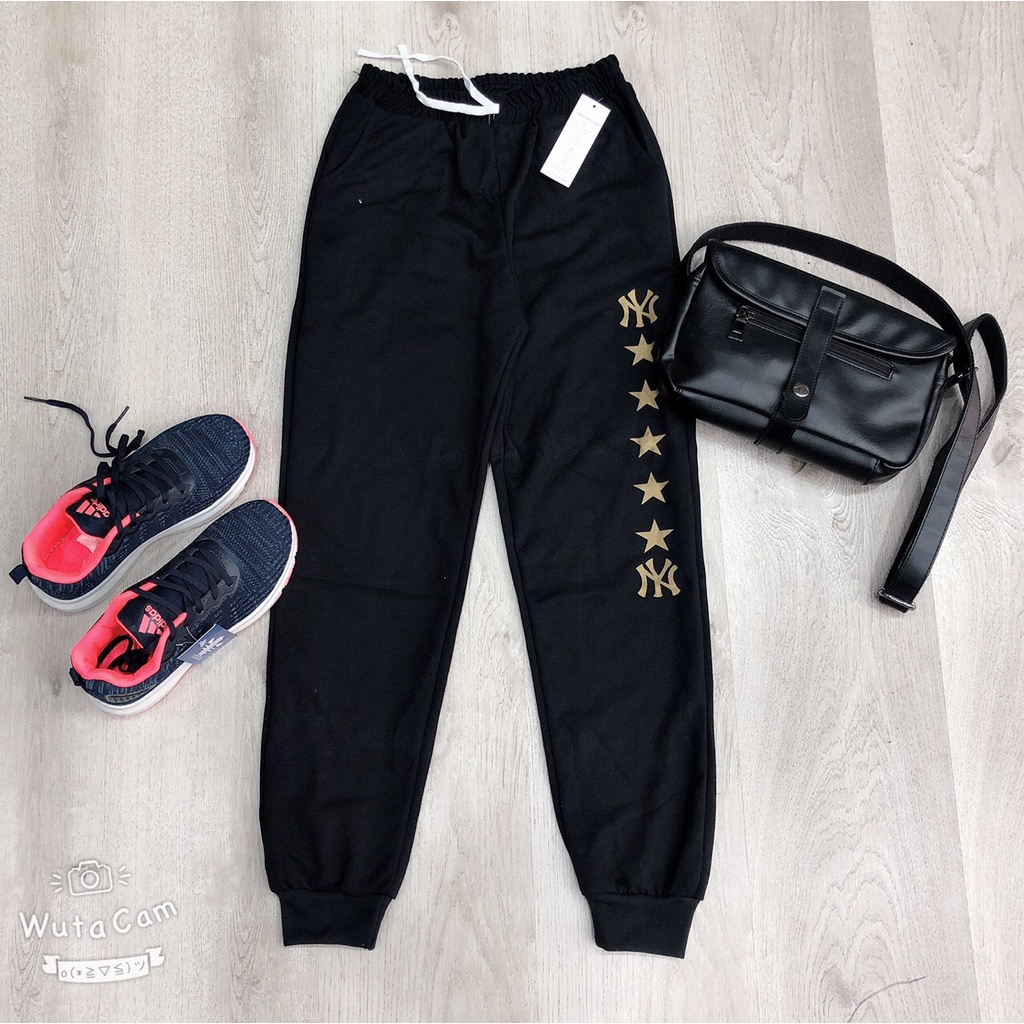 Quần Jogger Thể Thao Unisex SIMPLE Vải Thun Phong Cách Ulzzang