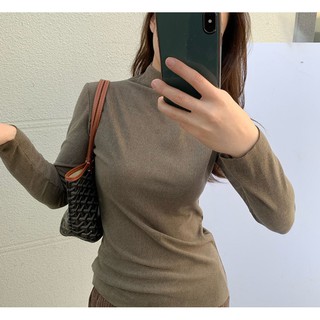Áo Giữ Nhiệt Nữ Cổ Cao 3cm