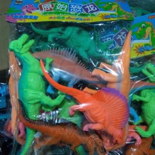 6 khủng long màu 40cm