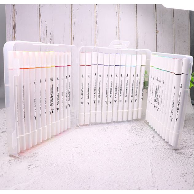 Màu marker 2 đầu cao cấp Baoke Oil Based MP2923-12/ 24/ 36