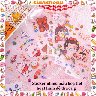 1 tấm hình dán sticker 19x9cm