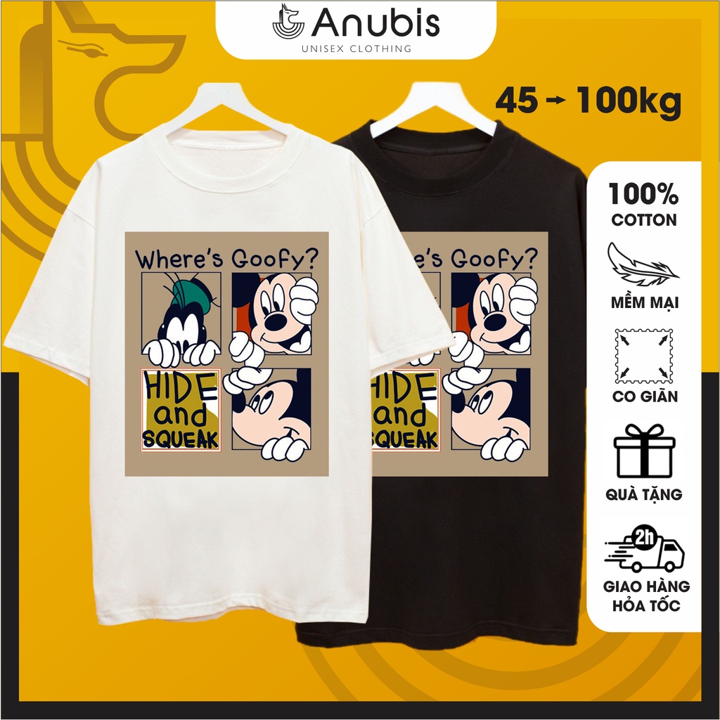 Áo thun Mickey and Goofy unisex Anubis Store