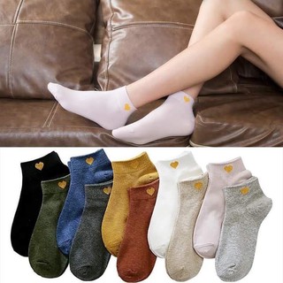 Túi 10 đôi tất gấu tim cổ ngắn
