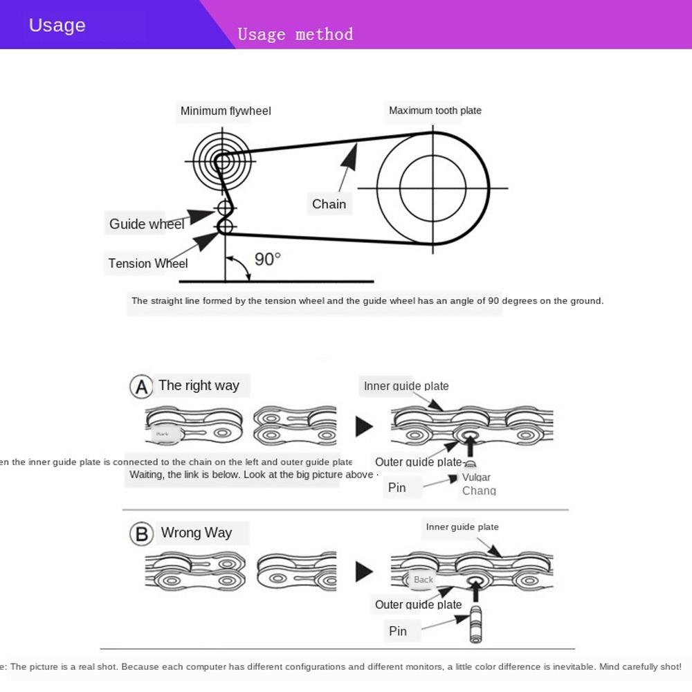 Dây Xích Xe Đạp Nhiều Màu Sắc Blike 1 / 2 &quot;x 1 / 8&quot;