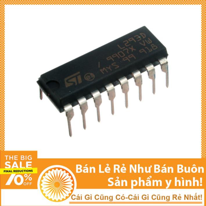 Linh Kiện IC Driver L293D DIP16