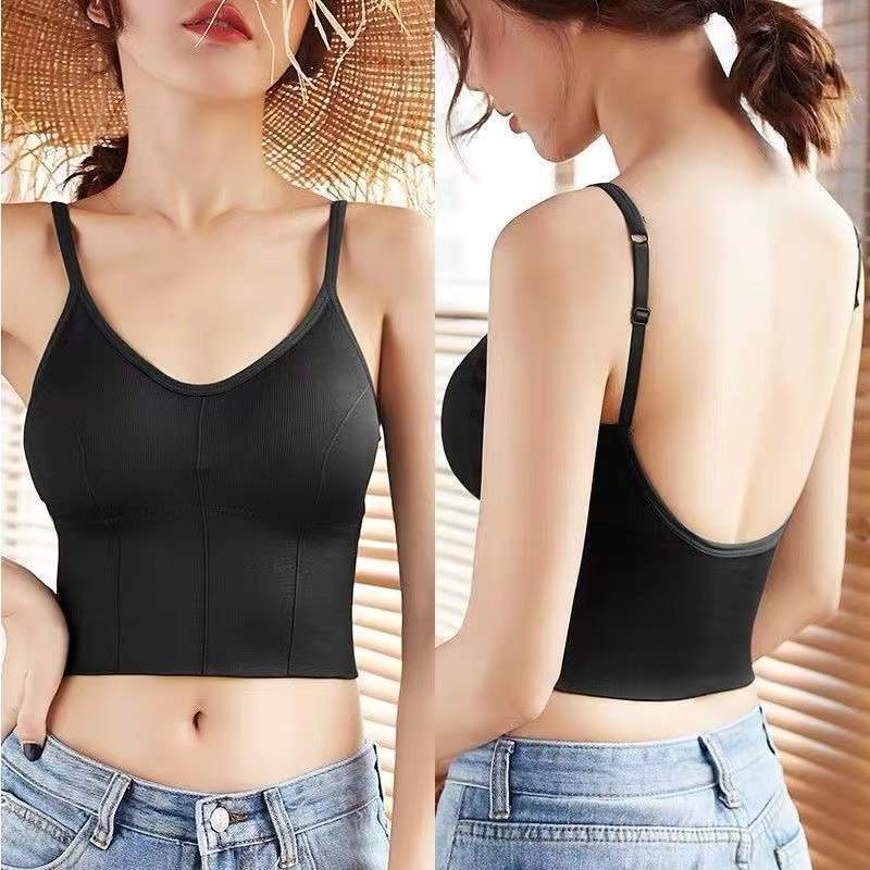 Áo Lót Chữ U Hở Lưng Có Mút Đệm Ngực Thời Trang Mùa Hè Dành Cho Nữ