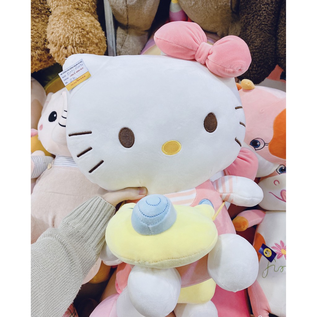 Gấu bông Kitty - Hello Kitty Đeo Máy Ảnh Cao Cấp - Xưởng Gấu Bông Việt Nam