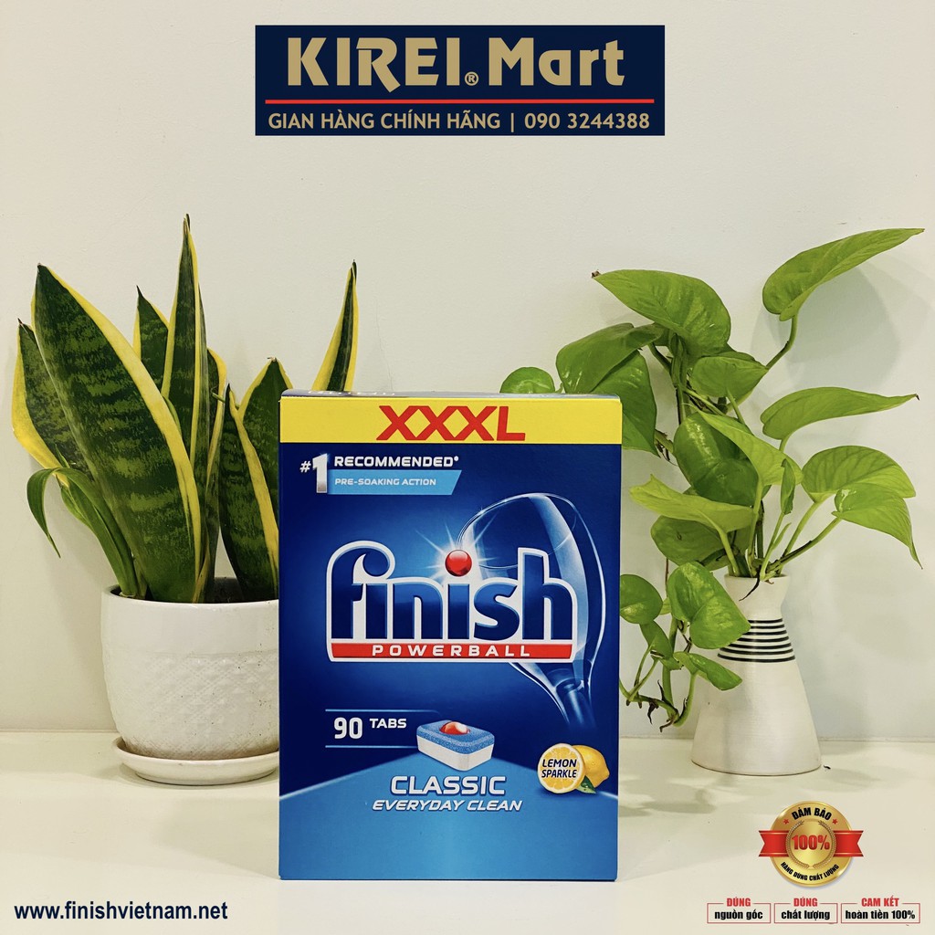 Viên rửa bát Finish Classic - 90 viên / Hộp | BigBuy360 - bigbuy360.vn