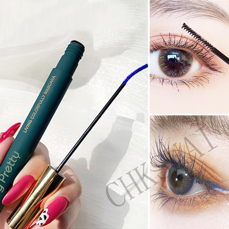 Mascara Màu Sắc Uốn Cong Làm Dày Và Dài Mi Chống Thấm Nước
