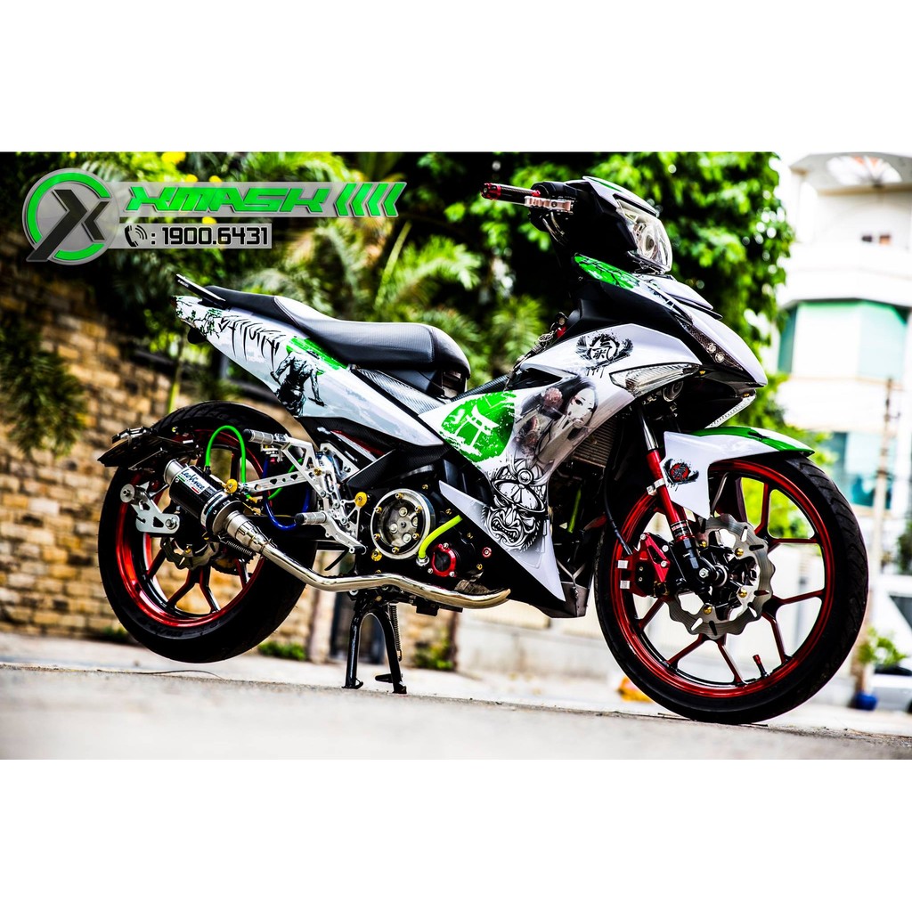 Decal Tem Trùm Xe Exciter 150 Mẫu Samurai