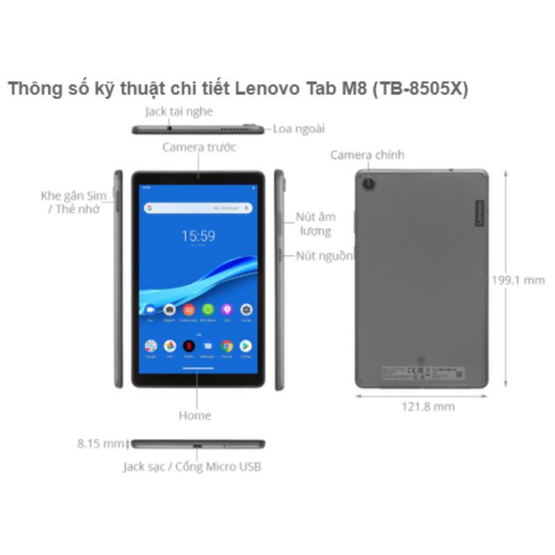 Bao da Lenovo Tab M8 (BT-8505X)