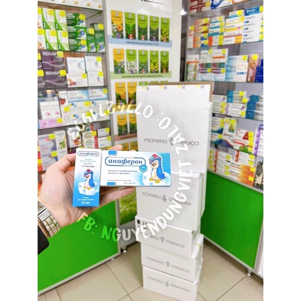Tăng đề kháng Anaferon chim cánh cụt Nga cho bé
