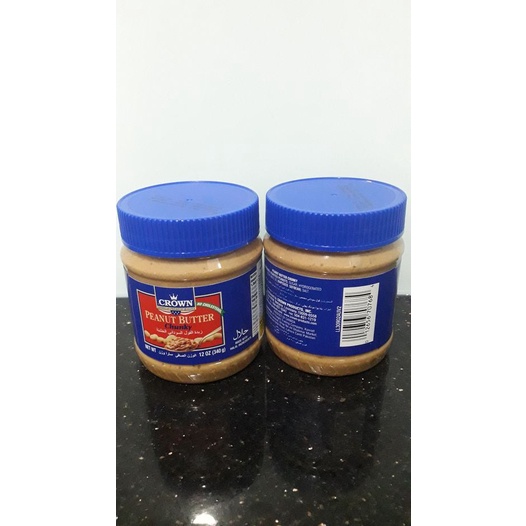 Bơ đậu phộng nghiền Hạt Crown của Mỹ 340g- HSD: 2024