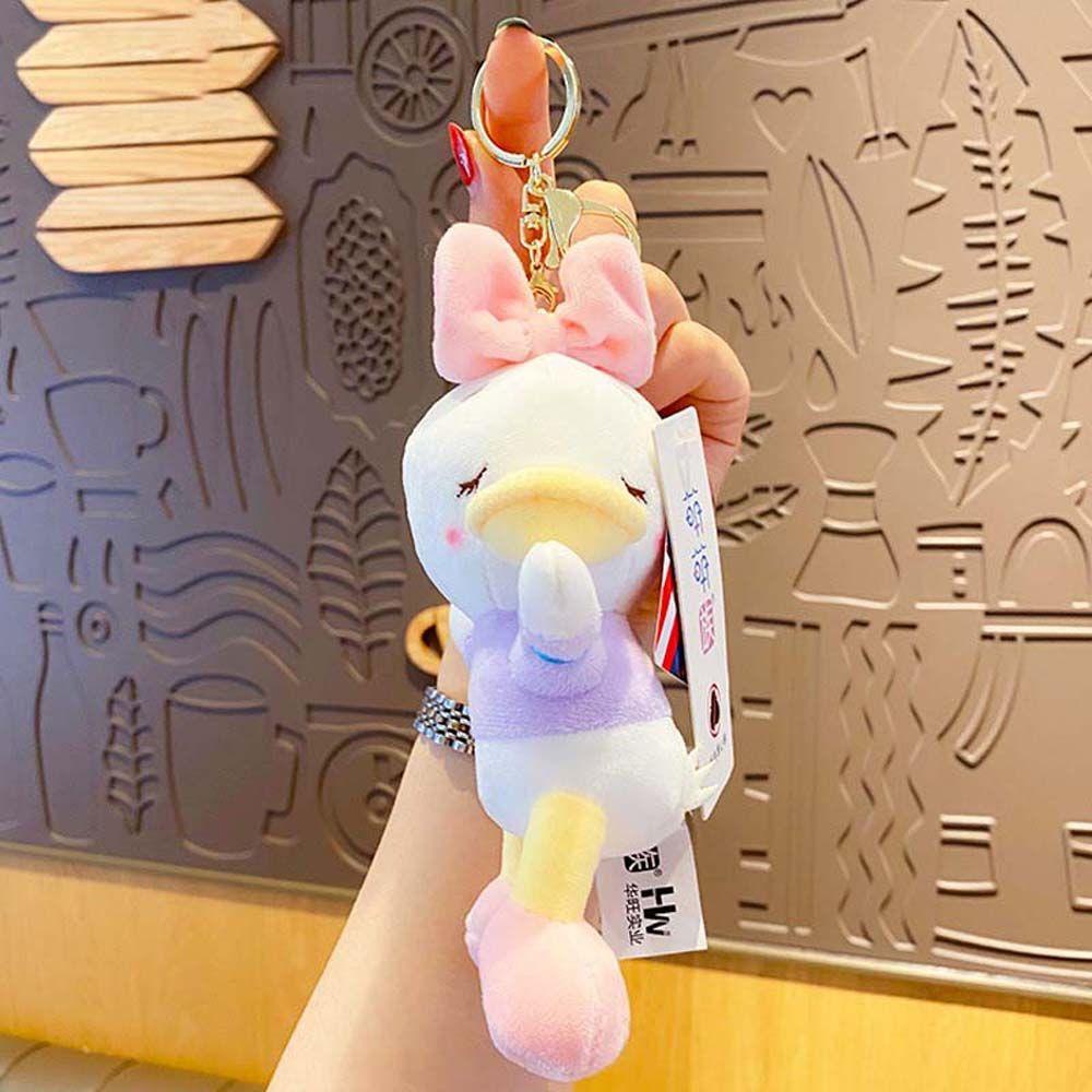 Móc Khóa Hình Chuột Mickey Nhồi Bông 14cm Dễ Thương