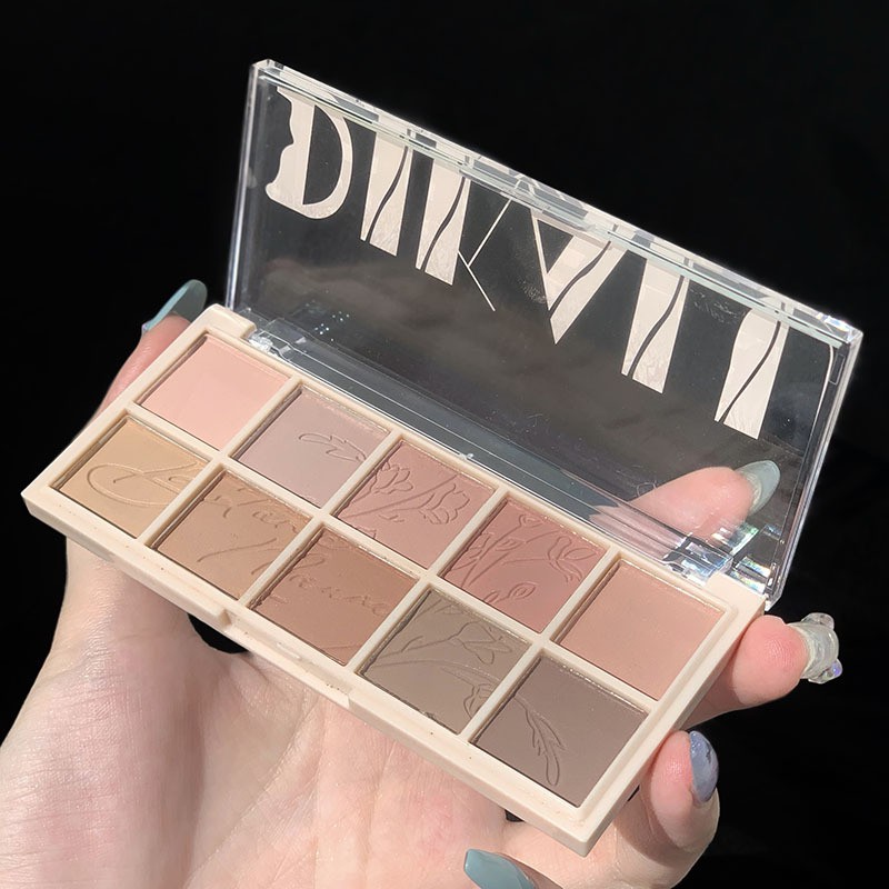 Bảng phấn mắt nhũ lì Dikalu Autumn Breeze 10 ô Sena Beauty | BigBuy360 - bigbuy360.vn