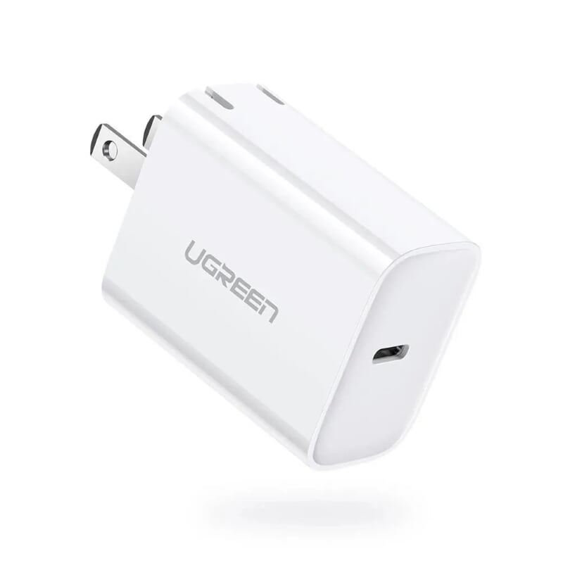 Bộ sạc nhanh iPhone UGREEN 70293 Sạc nhanh PD 20W và cáp Type C ra Lightning chuẩn MFI - Hàng phân phối chính hãng