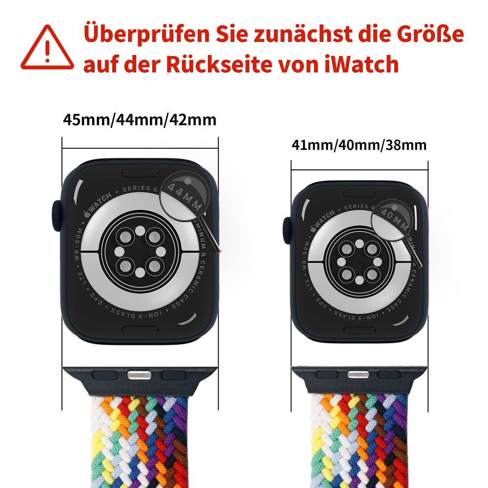 Ốp Dây Đeo Đồng Hồ Dạng Bện Bằng nylon Co Giãn Cho Apple Watch 44 40mm 45mm 41mm 42mm 38mm iwatch serie 3 4 5 6 se 7
