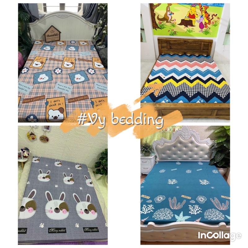 Ga Chống Thấm Cotton Hàn Quốc, Bọc Đệm Nano. Nằm Trực Tiếp Không Nóng, Không bí, Không Sột Soạt