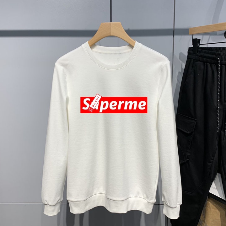 Áo thu đông nam tay dài, áo nỉ sweater đẹp, thời trang in hình ở ngực mã SW99