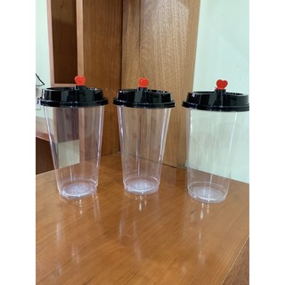 Combo 5 cốc nắp tim 500ml