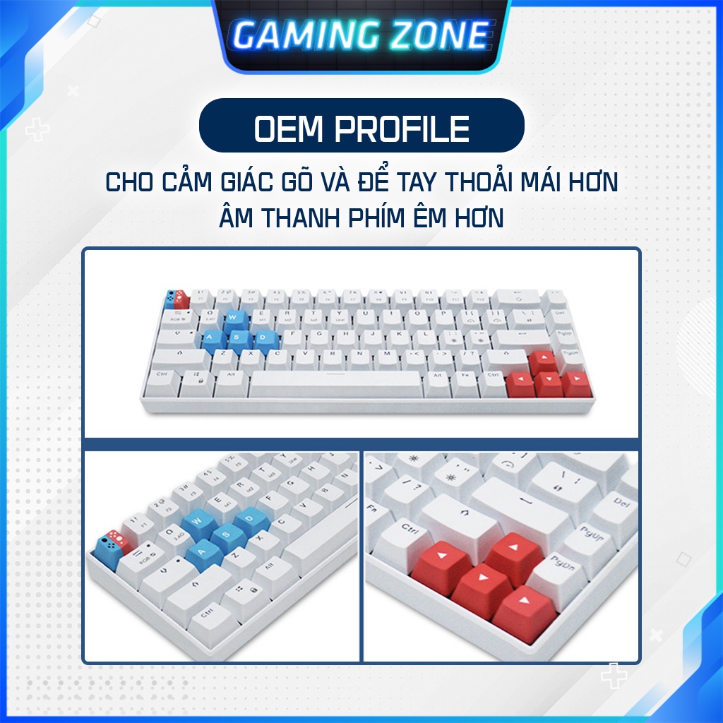 Keycap bàn phím cơ Chức Năng Pac Man/Mario/One Piece/Dragon Ball/Naruto nhựa PBT siêu đẹp