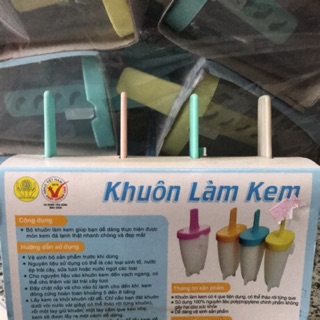 Bộ khuôn làm kem giá sỉ