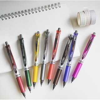 Bút Pentel Energel Metal Tip siêu mượt Nhanh Khô 0.5mm - 0.7mm
