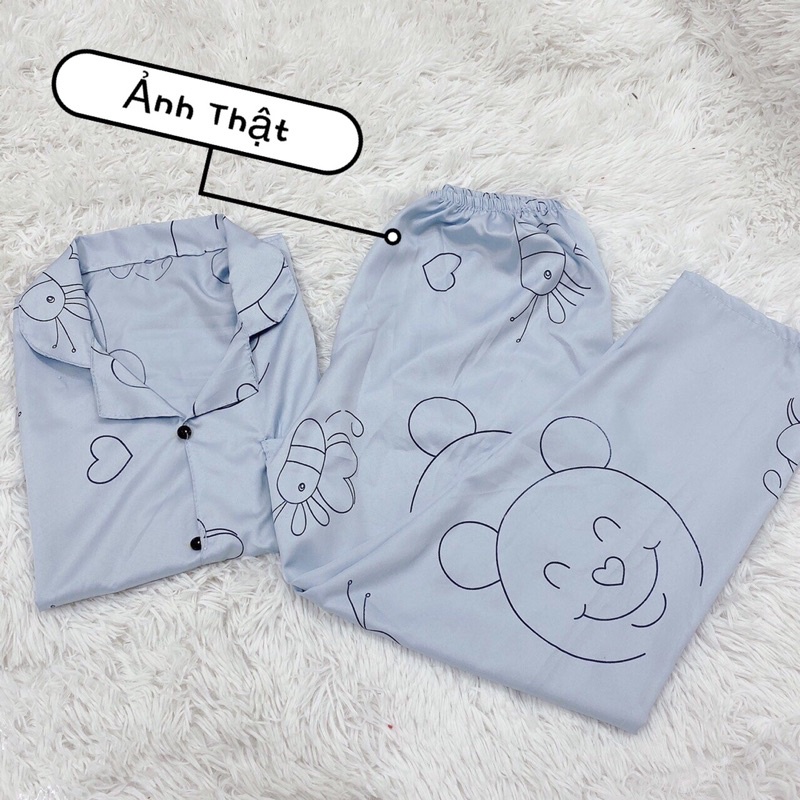Bộ Đồ Ngủ pyjama Cộc Tay Xinh Xắn 12 mẫu | BigBuy360 - bigbuy360.vn