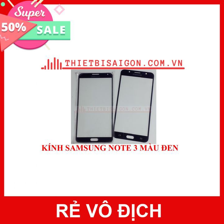 KÍNH SAMSUNG NOTE 3 MÀU ĐEN
