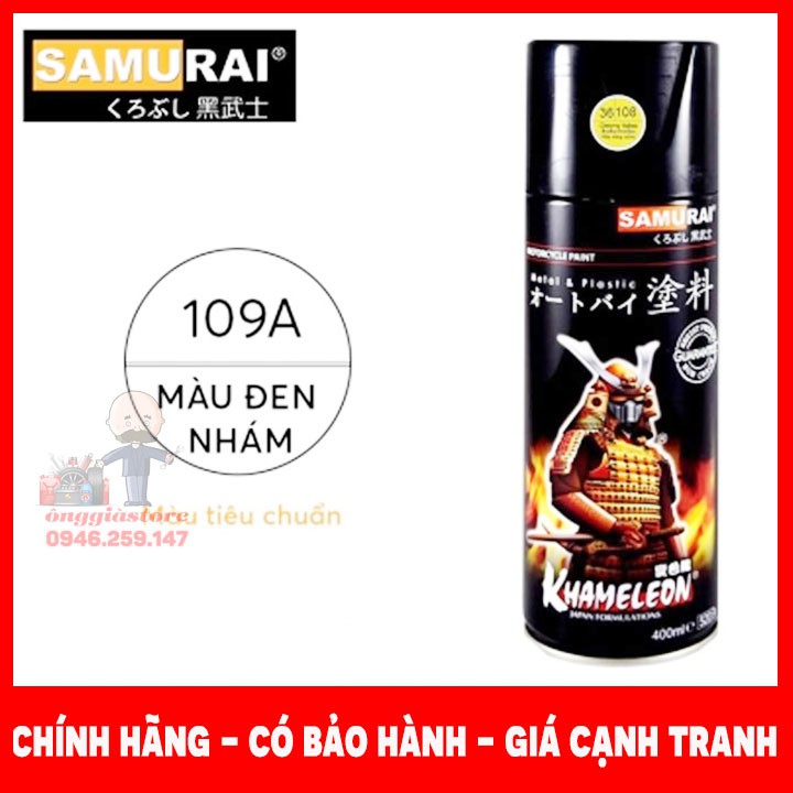 SƠN SAMURAI MÀU 109A - ĐEN NHÁM CỰC ĐẸP