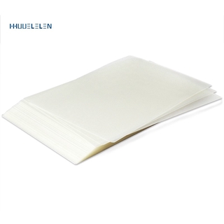 100PCS/Lot 60 Mic A4 Thermal Laminating Film PET for Photo/Files/Card/Picture Lamination Roll Hot Cold Packs Laminator Paper