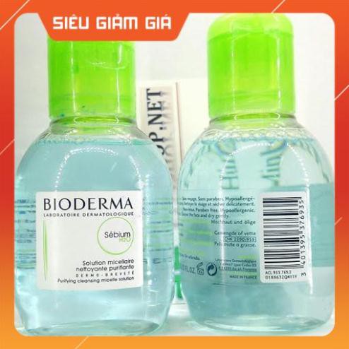 [New 2021] Nước tẩy trang Bioderma mini 100ml ⚜️Hàng Authentic⚜️