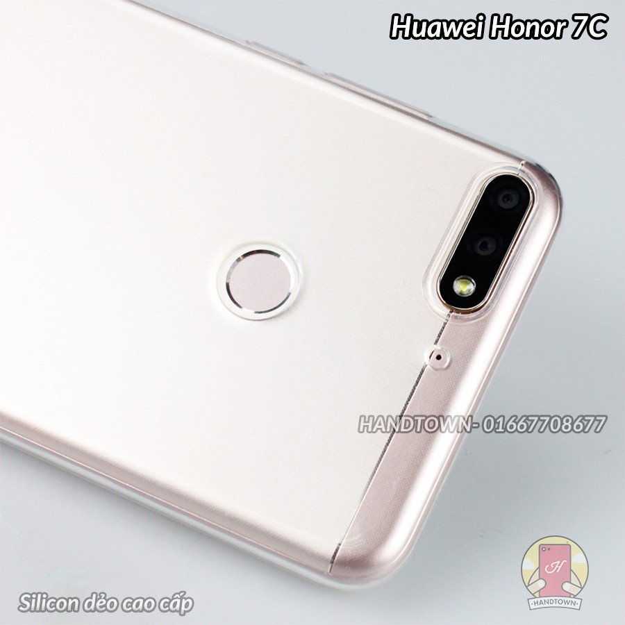 Ốp Huawei honor 7c_silicon dẻo cao cấp