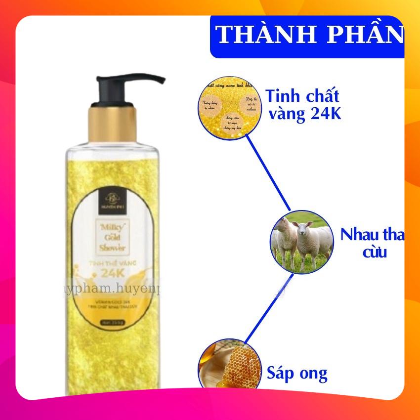 Sữa Tắm Huyền Phi Tinh Thể Vàng 24K,  Tinh Chất Nhau Thai Cừu Trắng Sáng Láng Mịn Da | BigBuy360 - bigbuy360.vn