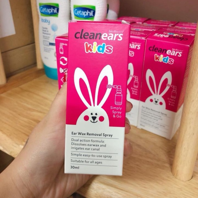 Xịt tan ray tai Cleanears - Úc 30ml