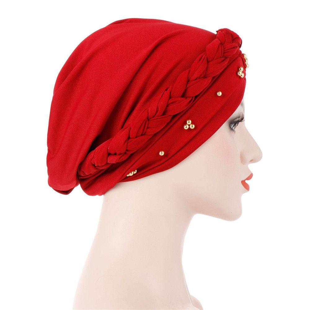 Mũ Turban Lụa Sữa Phong Cách Hồi Giáo Thời Trang Cho Nữ