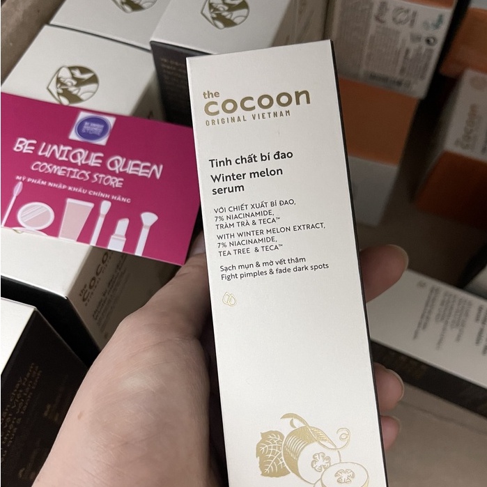 Bộ Sản Phẩm Giảm Mụn Mờ Thâm Làm Dịu Da Serum Tinh chất bí đao Cocoon 70ml Và Dung Dịch Chấm mụn bí đao Cocoon 5ml