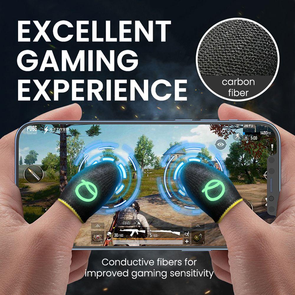 1 Cặp Vỏ Bọc Ngón Tay Chống Trượt Chống Mồ Hôi Cho Chơi Game Harry