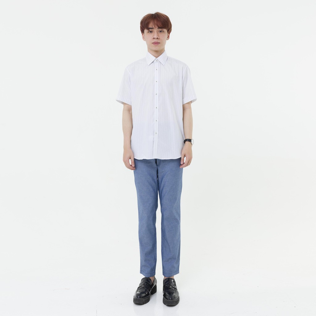 Áo sơ mi nam tay ngắn The Shirts Studio Hàn Quốc 11S2706BL