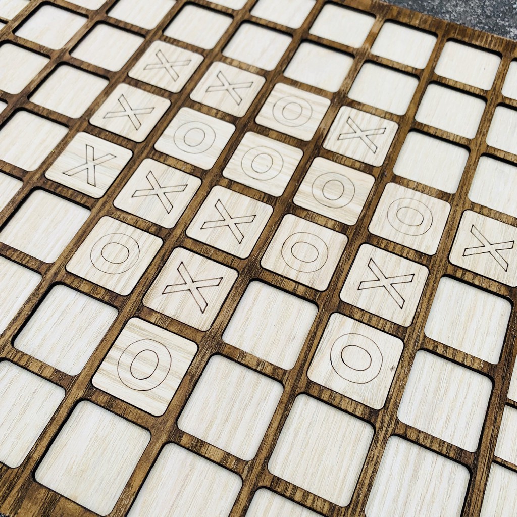 Cờ Vây Bằng Gỗ - Cờ Caro 64 Quân Cờ Cho Bé Chơi Trong Phòng-Boardgame Đối Kháng Vui Nhộn