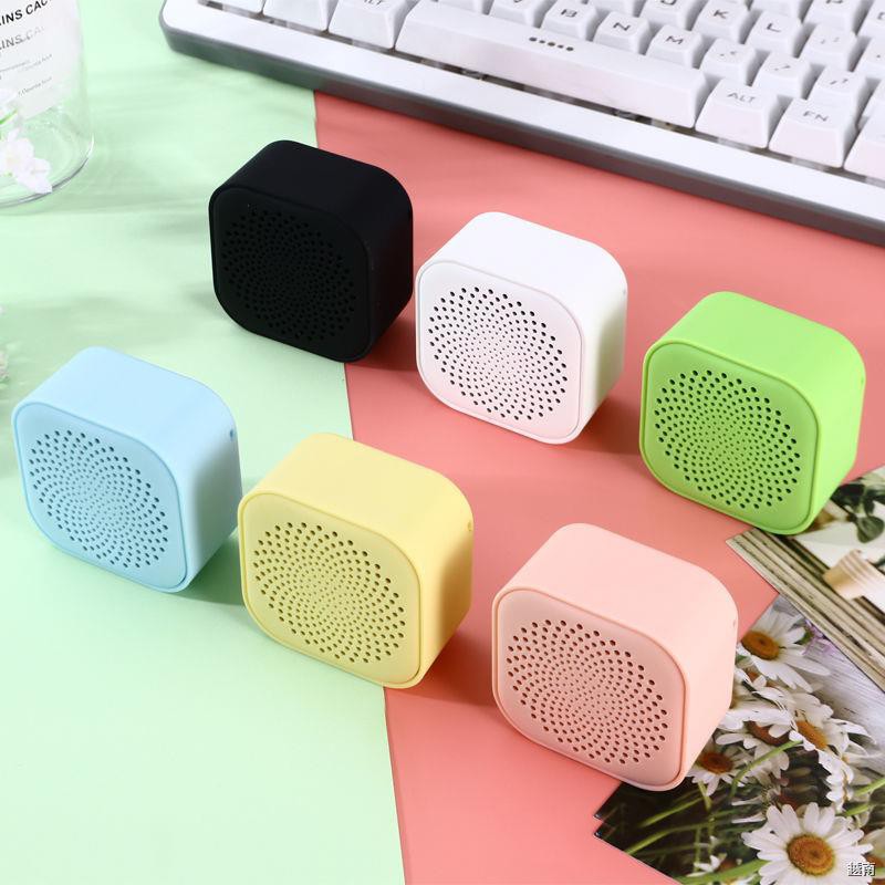 ⊕❦▥Loa bluetooth nhỏ di động mini chất lượng cao có thể sạc lại không dây micrô và buộc, to hơn