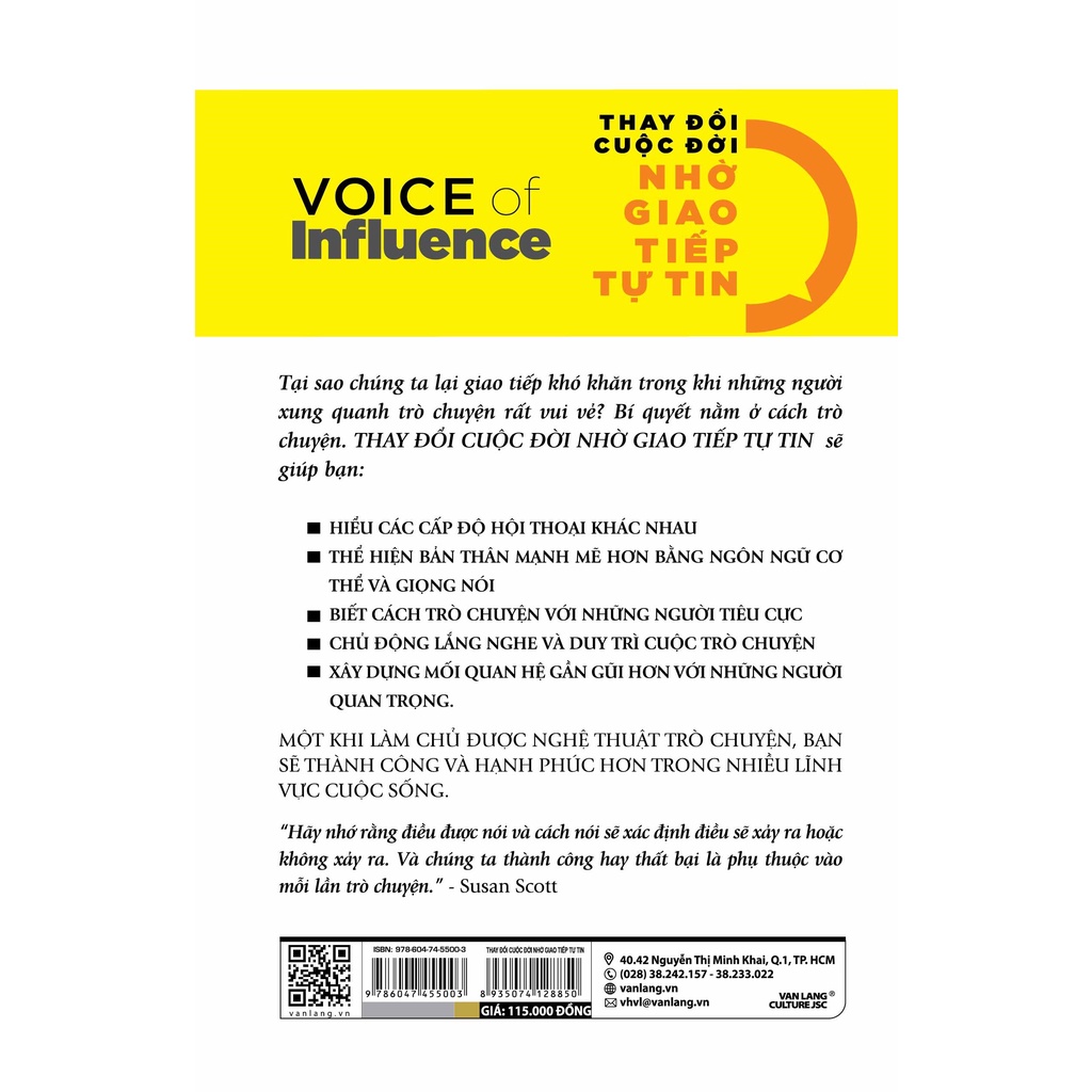 Sách Thay Đổi Cuộc Đời Nhờ Giao Tiếp Tự Tin - VLG