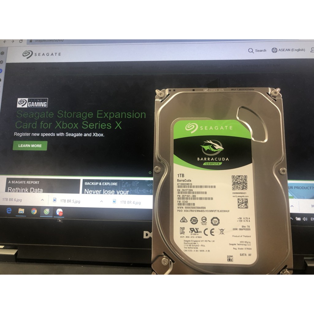 CHÍNH HÃNG VIỄN SƠN/ FPT - Ổ Cứng 1TB SEAGATE BARRACUDA Chính Hãng 100% - Tặng Dây Cáp Sata3 zin