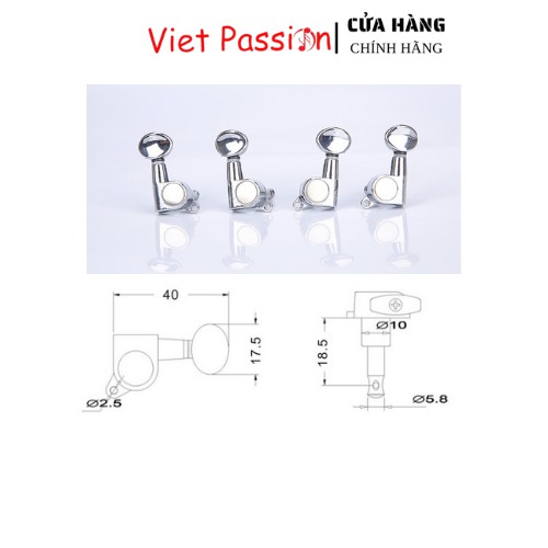 Khoá đàn ukulele đúc rời cao cấp Viet Passion