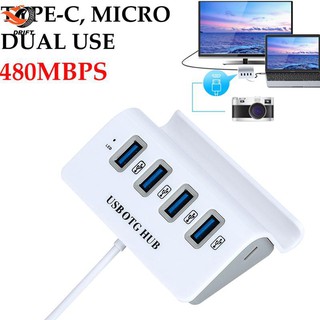 Dr new ipad pro usb adapter hub usb 2.0 micro/type-c otg connectors pc durable