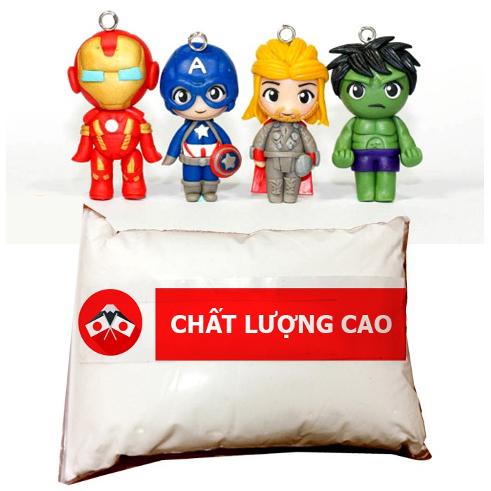 Đất sét Nhật Siêu Nhẹ Ultra Light Clay Làm Slime, Móc Khoá, Tượng Chibi 100gr