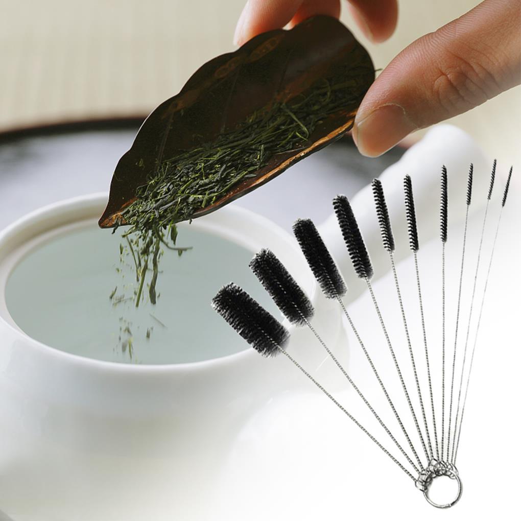 Set 10 Cọ Nylon Màu Đen Vệ Sinh Máy May Đa Năng Tiện Dụng
